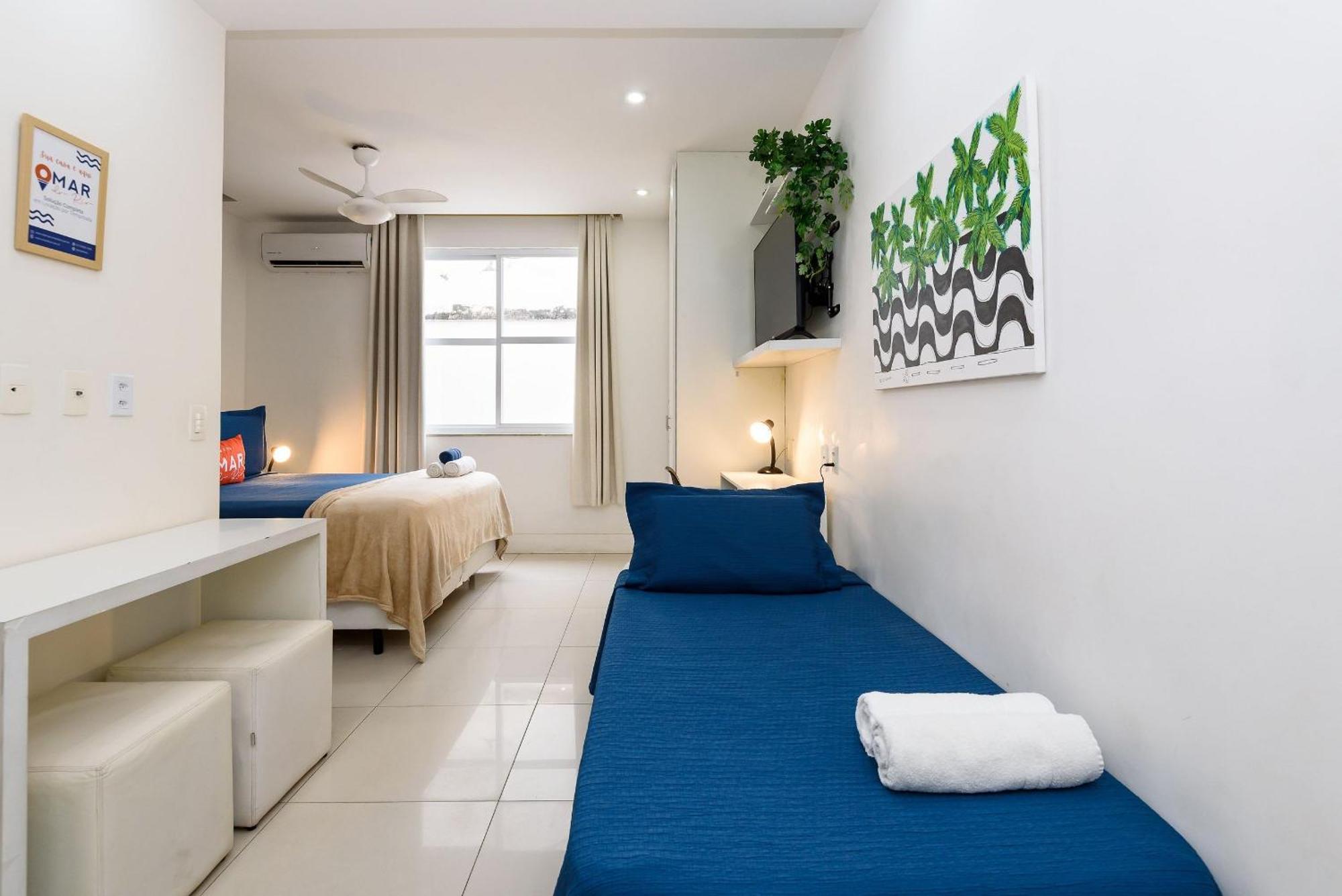 Omar Do Rio - Pm 269/407: Na Quadra Da De Ipanema Entre Os Postos 8 E 9, Internet 125mbps + Workstation E Roku Tv, Próximo Ao Metrô General Osório Apartamento Río de Janeiro